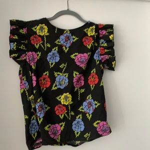 Nooworks Roses Flutter sleeve size large